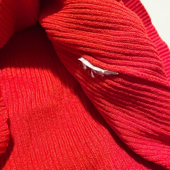 Zara Cutout Red Womens Long Dress Size Medium - Picture 8 of 15